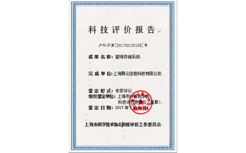 科技评价报告
